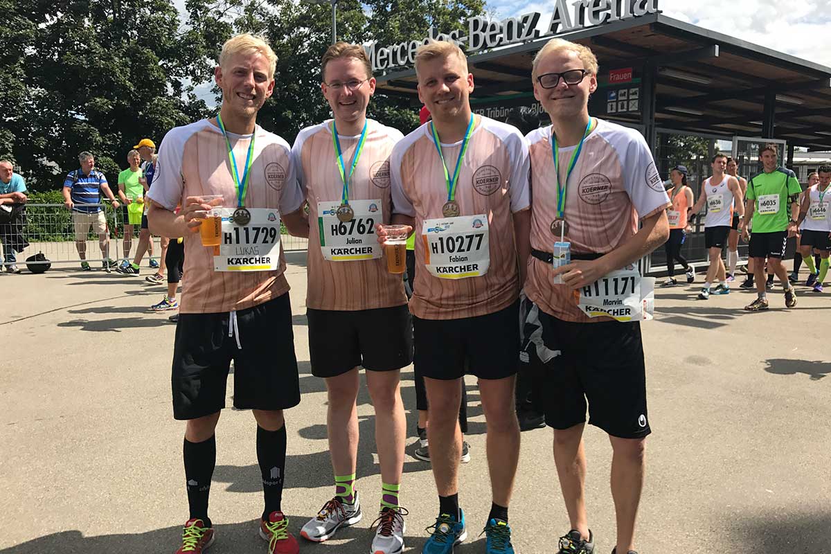 Team KOERNER beim 24. Stuttgart Lauf