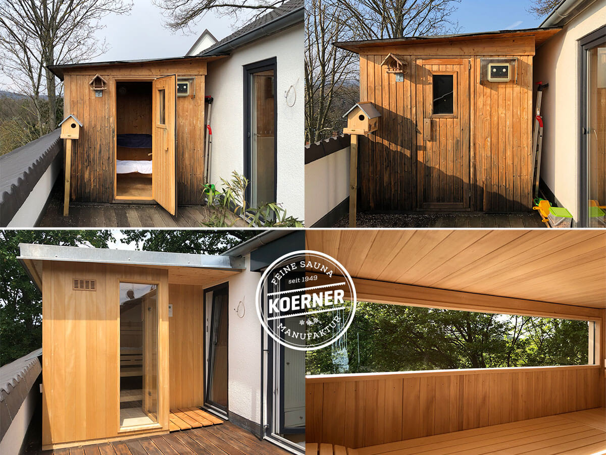 KOERNER Sauna mit Outdoor-Paket