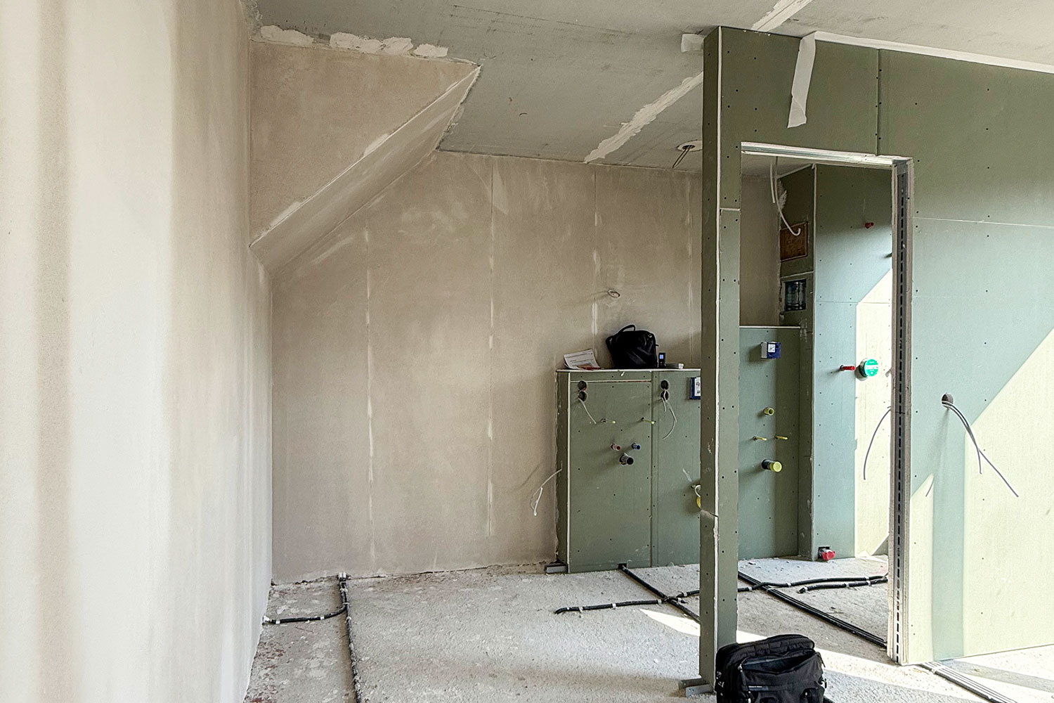 Raum vor dem Sauna-Einbau