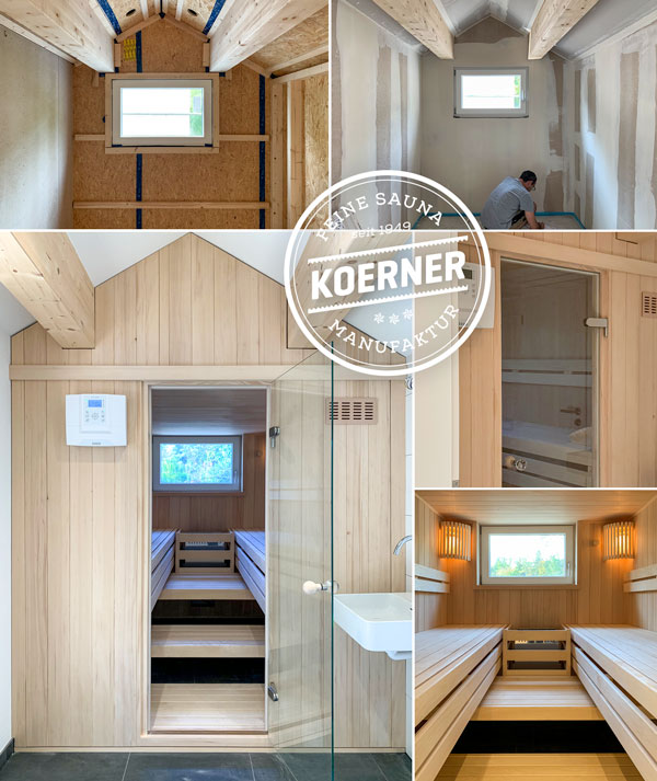 KOERNER Sauna im Dachspitz