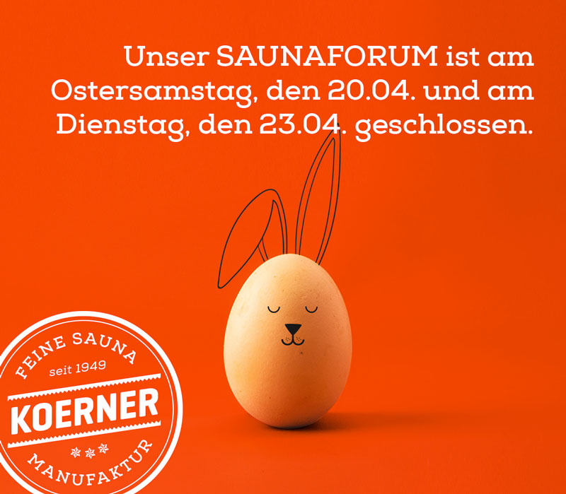 Saunaforum in Albstadt am 20. April und 23. April 2019 geschlossen