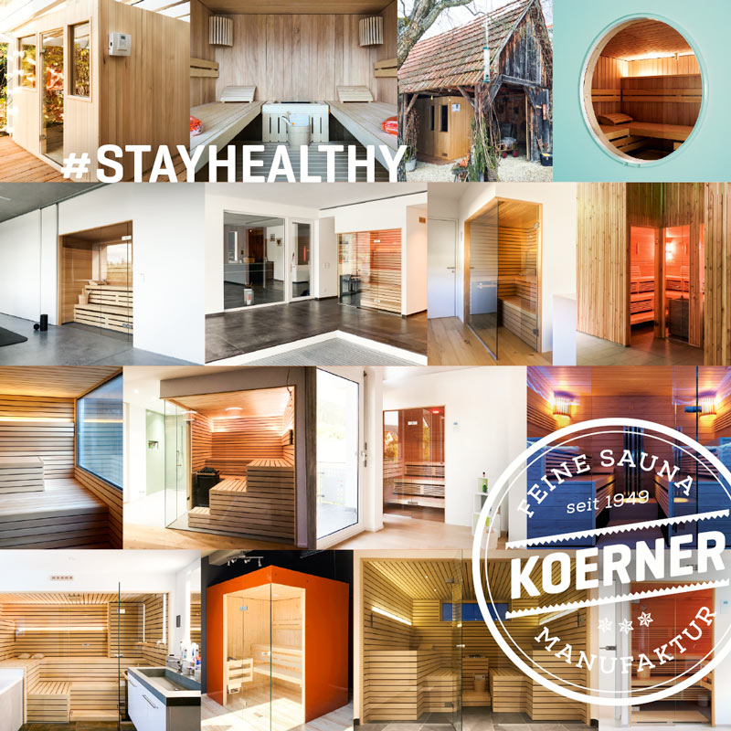 Stay Healthy mit einer Heimsauna