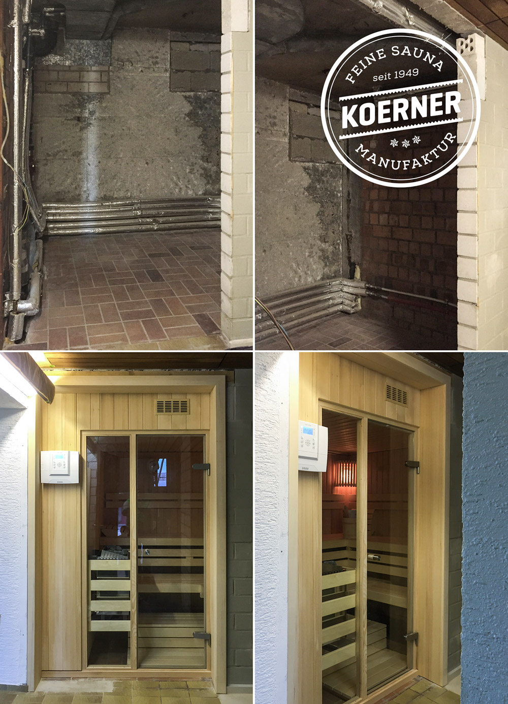 KOERNER Sauna im Keller