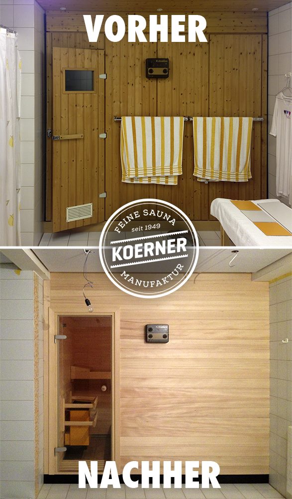 Sauna Renovierung