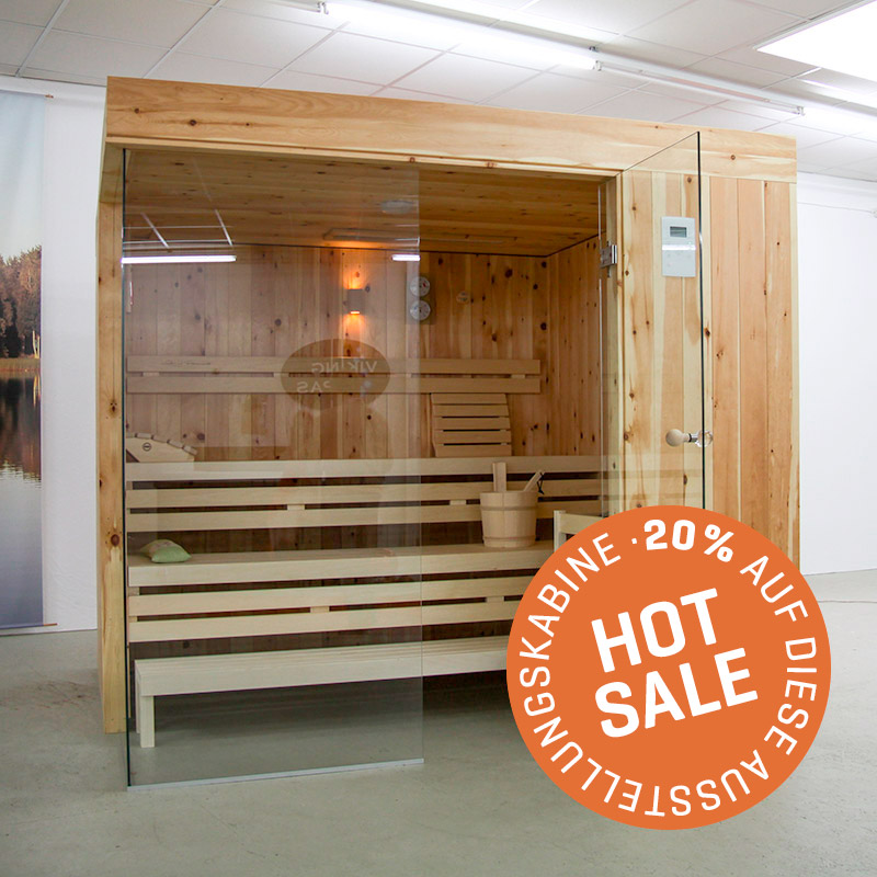KOERNER Manufaktursauna MODUS DREIHEIZER – Sale