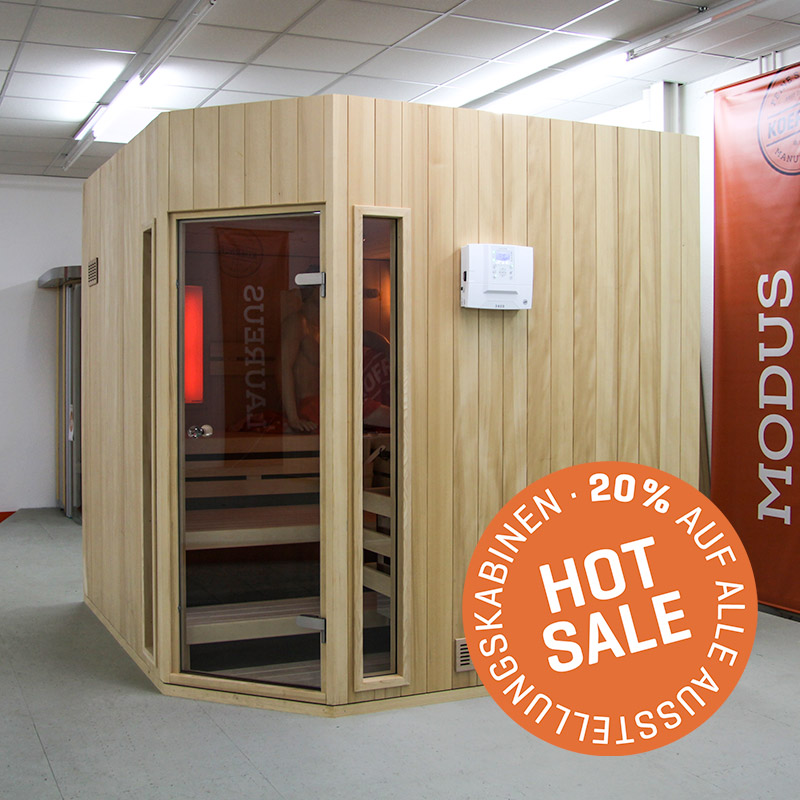 KOERNER Sauna MODUS DREIHEIZER – Sale