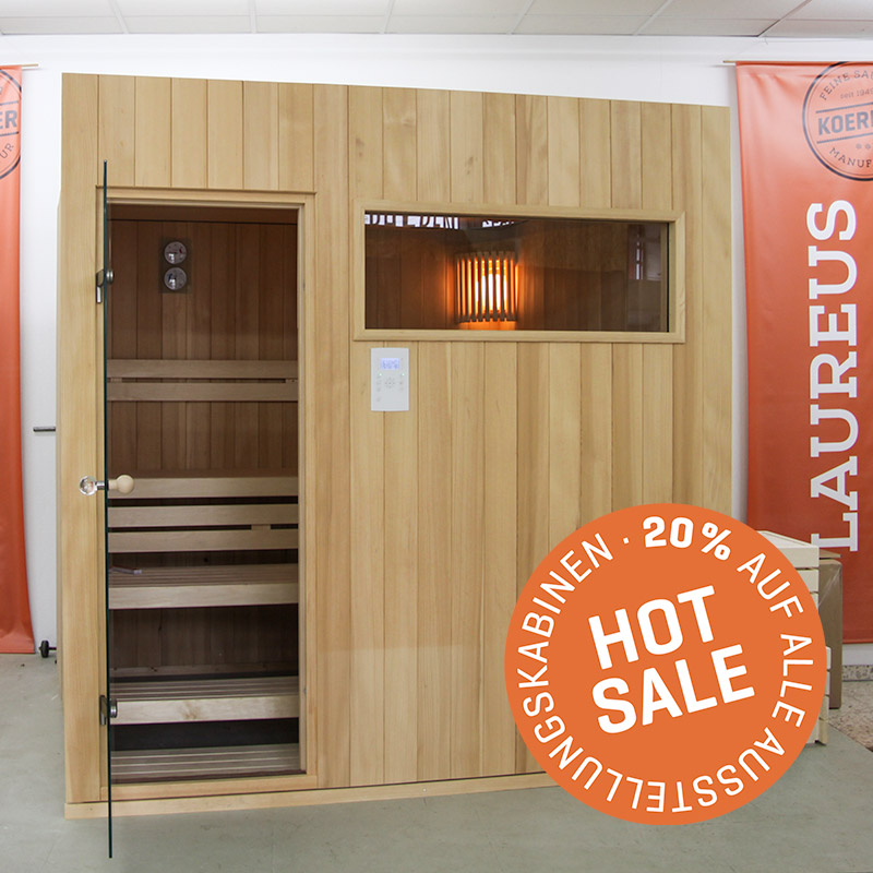 KOERNER Sauna MODUS ZWEIHEIZER – Sale