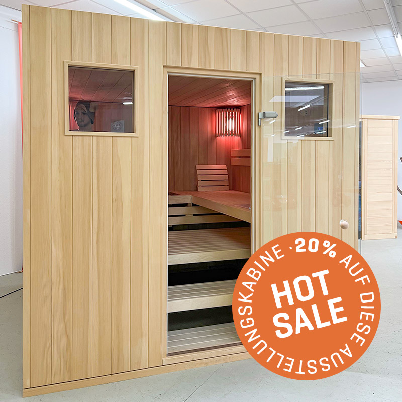 KOERNER Sauna MODUS ZWEIHEIZER – Ausstellungsstück im Sale