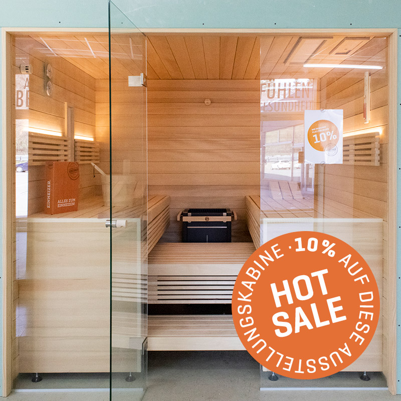 KOERNER Sauna LAUREUS DREIHEIZER – Ausstellungsstück im Sale
