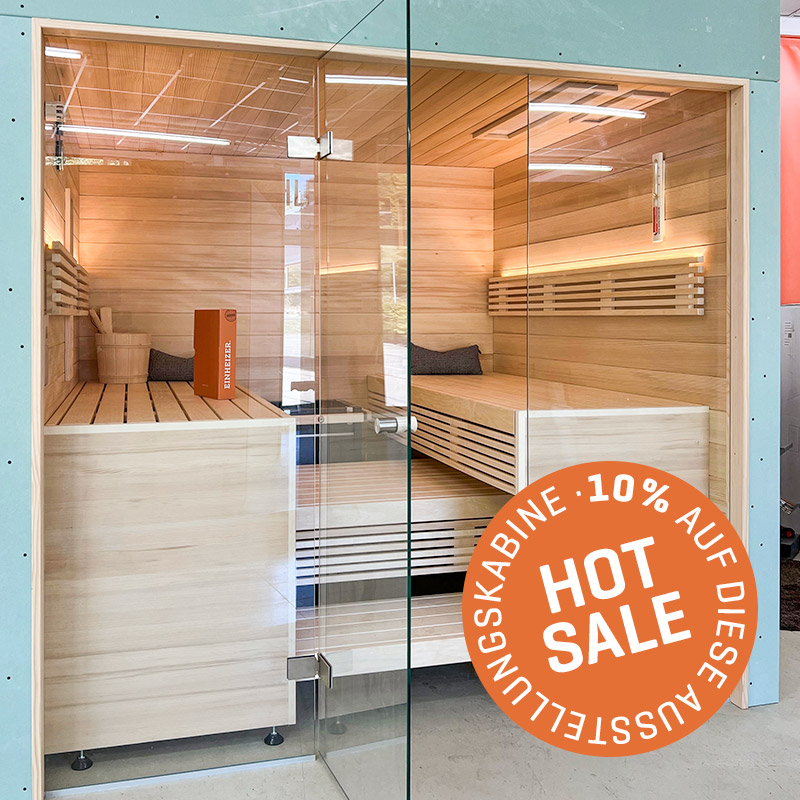 KOERNER Sauna LAUREUS DREIHEIZER – Ausstellungsstück im Sale