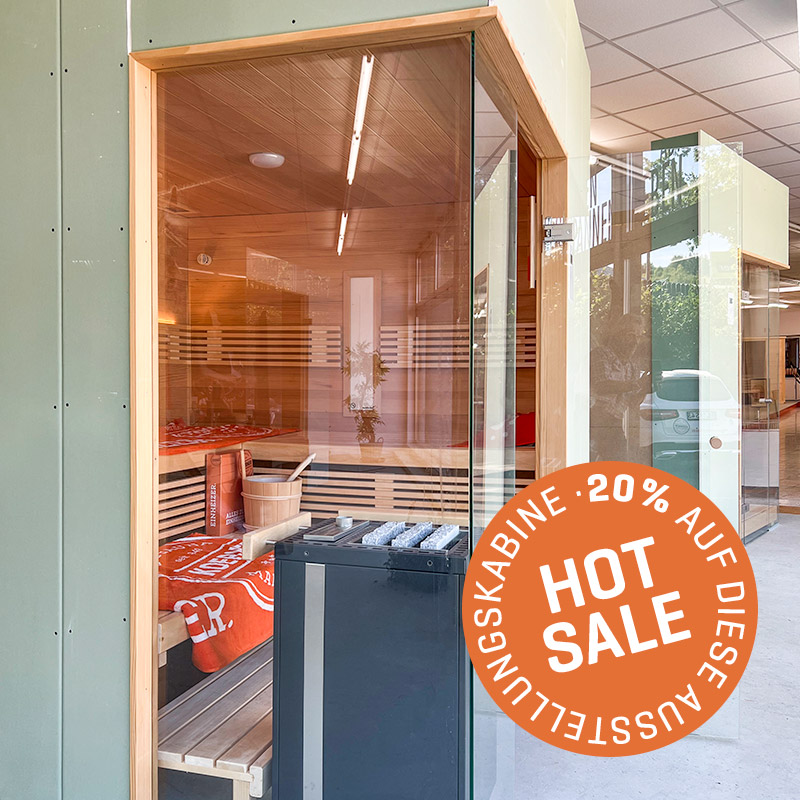 KOERNER Sauna LAURUS DREIHEIZER – Ausstellungskabine im Sale