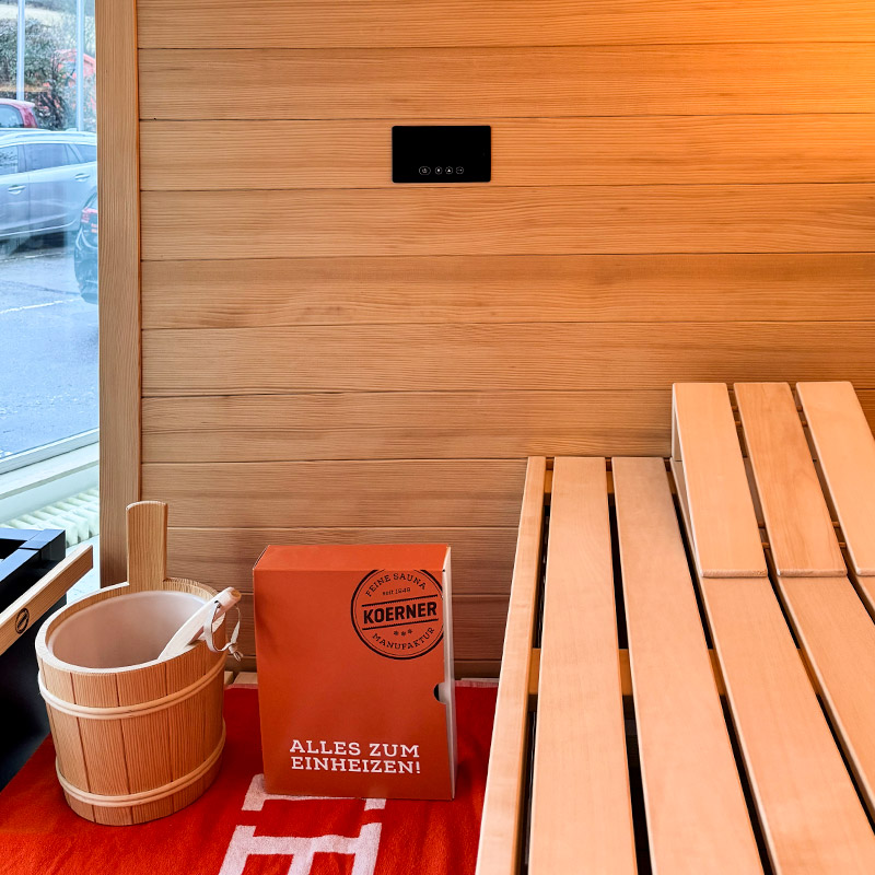 KOERNER Sauna im Sale, Ausstellungskabine in Albstadt