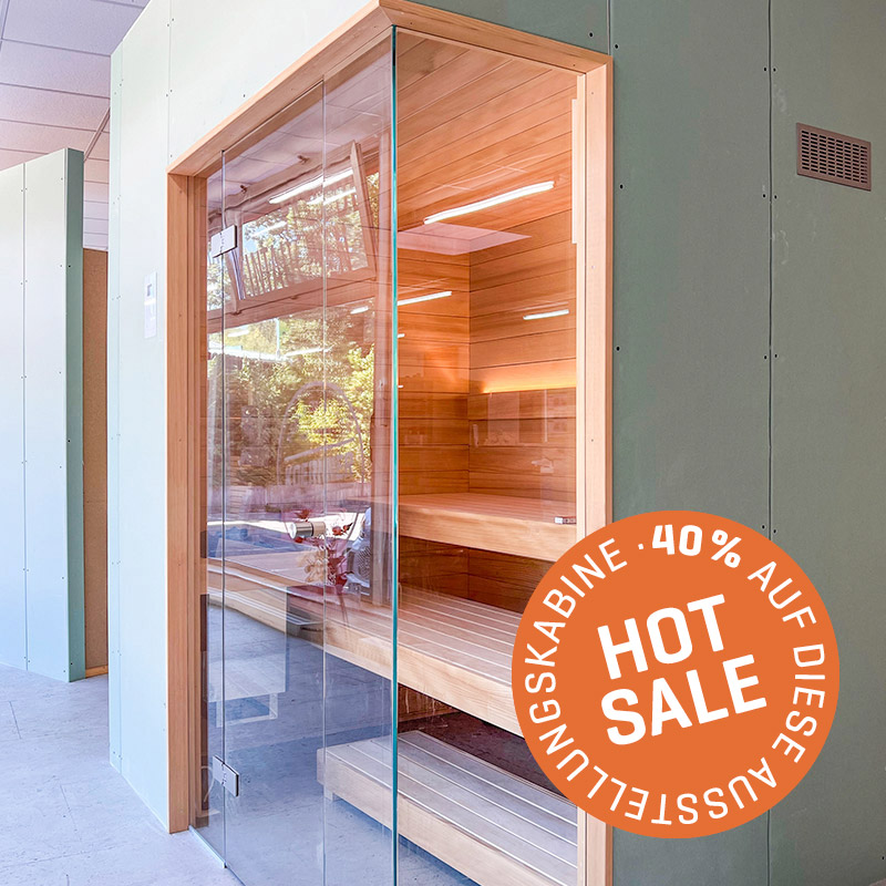 KOERNER Sauna LAUREUS EINHEIZER – Ausstellungsstück im Sale