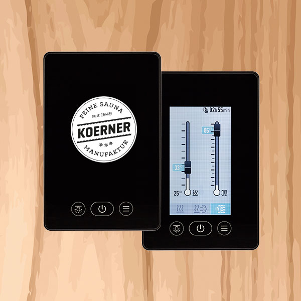 Sauna-Steuerung mit Touchpanel