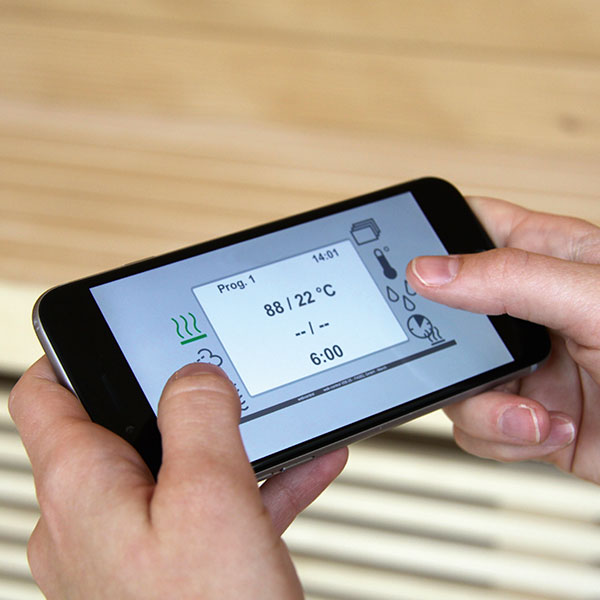 Sauna-Steuerung per Smartphone