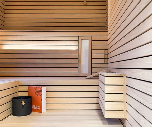 Individuelle KOERNER Sauna nach Badumbau